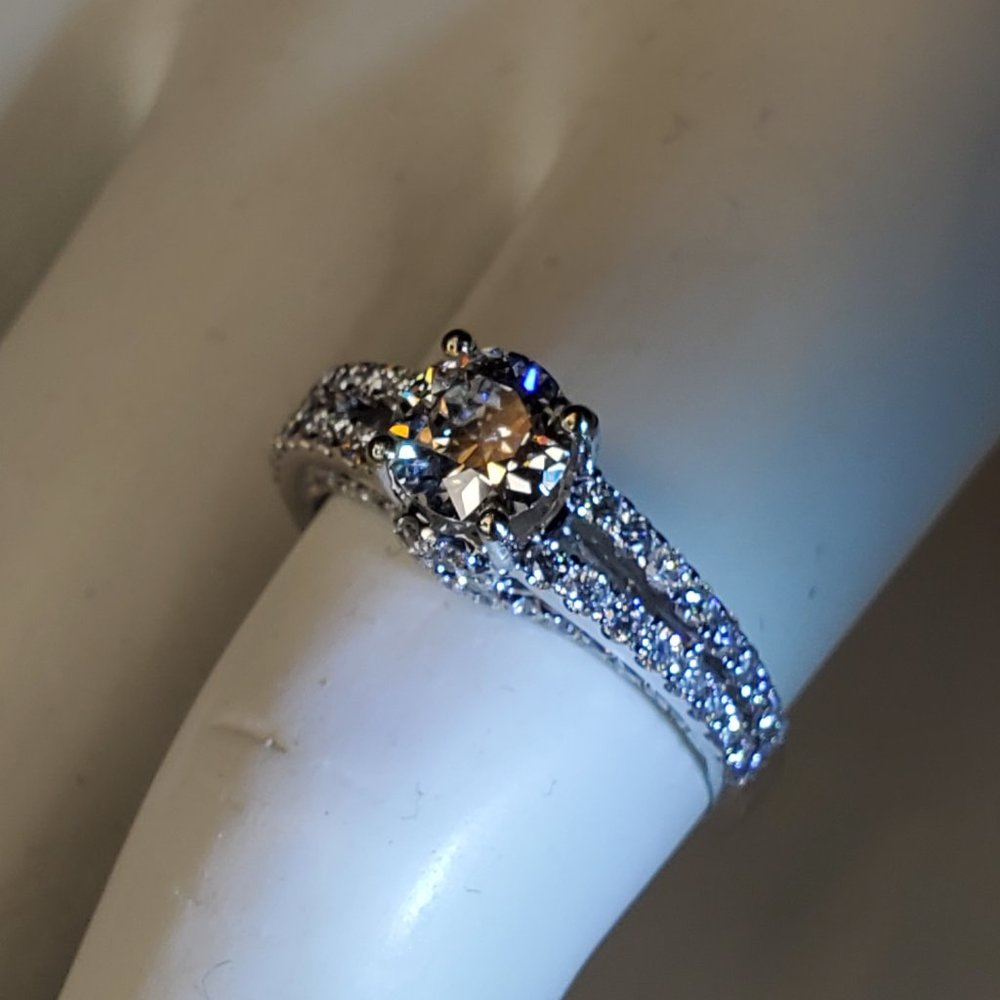 18K WHITE GOLD RING - Picture 5 of 14